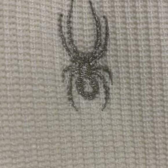 Spyder Core Women's Full Zip Ribbed Long Sleeve Sweater Jacket White Large L EUC - Picture 4 of 5